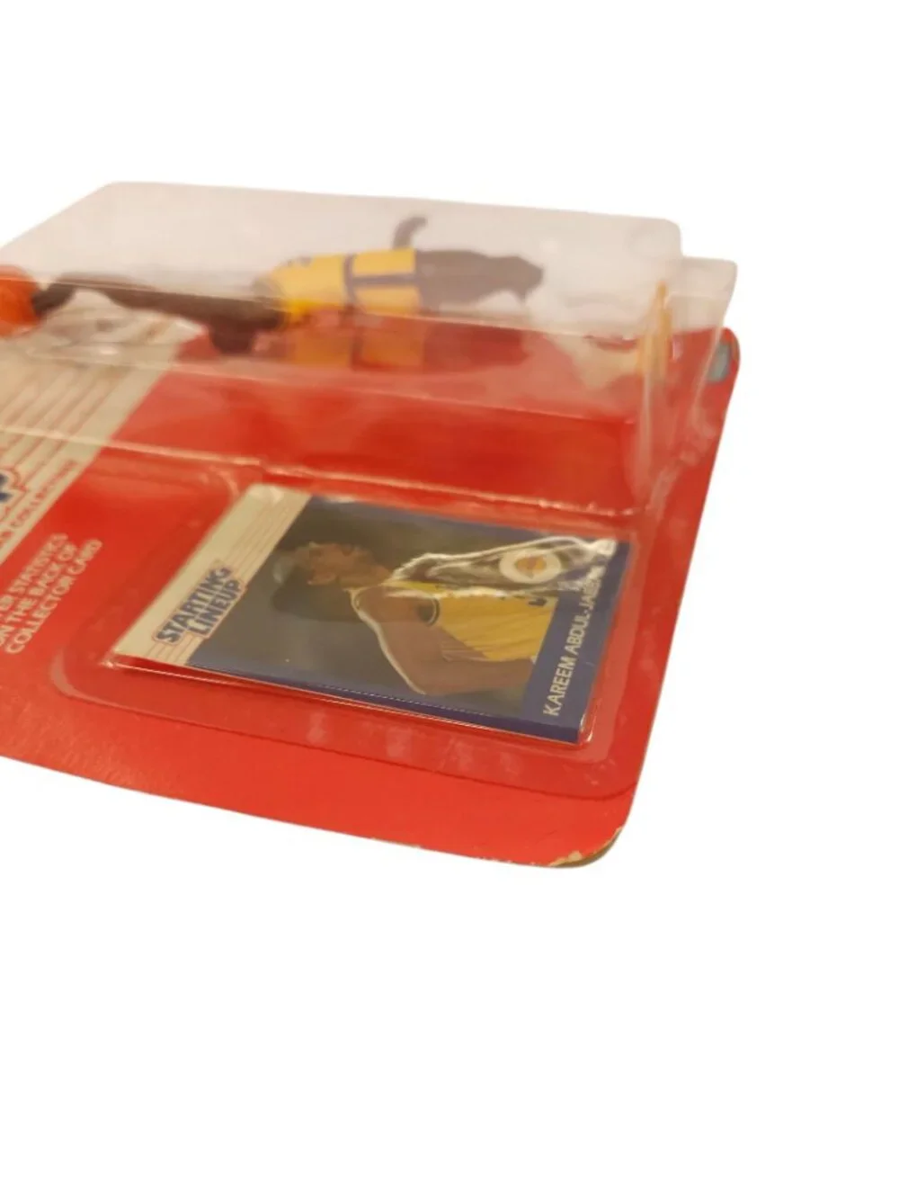 1988 Kenner Starting Lineup Kareem Abdul-Jabbar LA Lakers Figure Card NOC Sealed